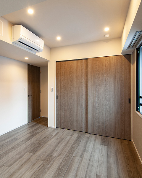 ウォーキングクローゼット付きの洋室